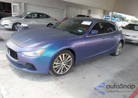 2016 Maserati Ghibli from USA, damaged, VIN ZAM57XSA1G1175647